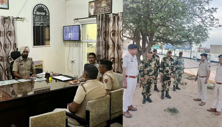 पंजाब के सरदूलगढ़ तथा जिला पुलिस के डिंग थाना प्रभारी के बीच समन्वय बैठक हुई 