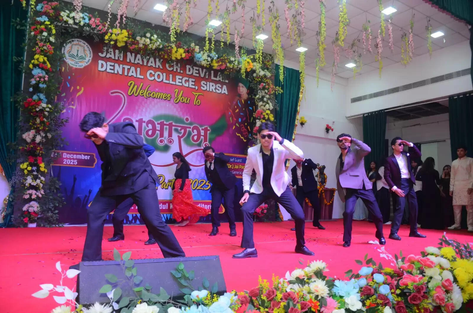 Grand inauguration of Freshers Welcome Ceremony at JCD Dental College Sirsa