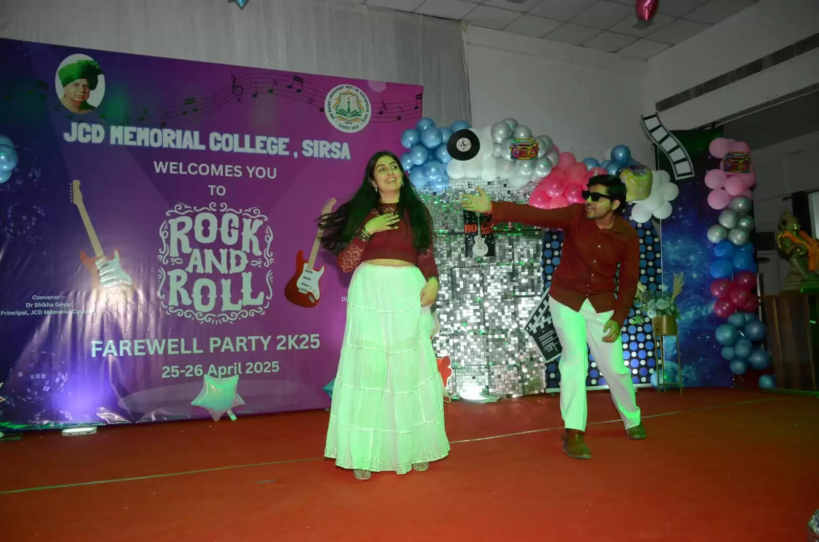 Rock and Roll event organised for seniors at Sirsa JCD Memorial College concludes