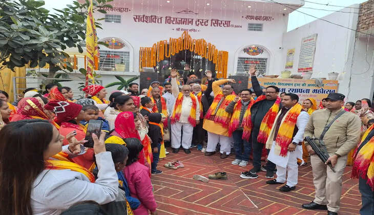 संत नगर कॉलोनी में स्थित श्री श्याम मंदिर के स्थापना दिवस पर कार्यक्रम आयोजित