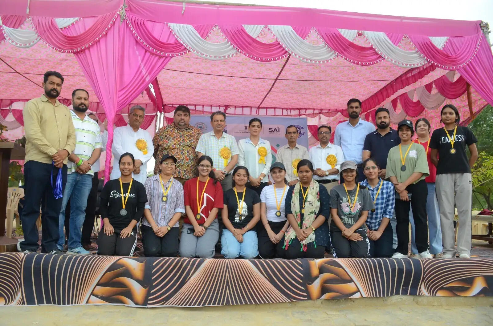 Khelo India Asmita Volleyball League concludes with grand ceremony at JCD; every goal is possible with dedication and hard work: Savita Poonia
