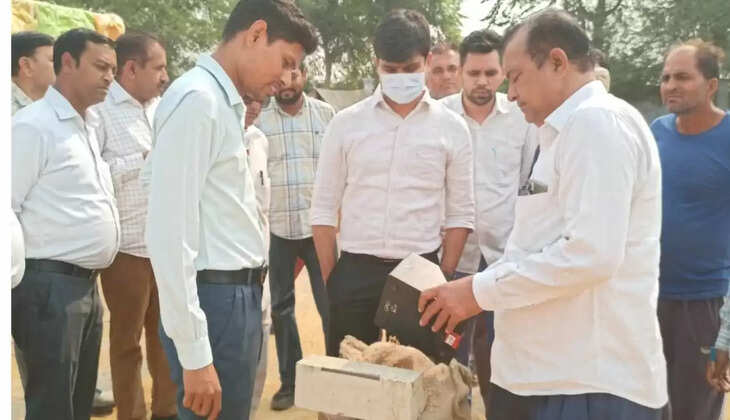 Dabwali SDM Arpit Sangal held a meeting regarding paddy procurement arrangements and inspected the grain market