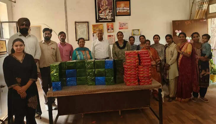 Diwali festival was celebrated with great pomp in Lala Jagan Nath Jain Public School, Sirsa