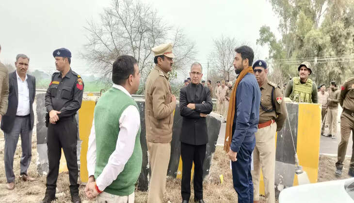 पंजाब सीमा पर लगते मलोट, बठिंडा रोड नाका, खुइयां मलकाना टोल प्लाजा नाकों का निरीक्षण