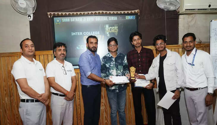 Shah Satnam Ji Boys College SIRSA organised a grand inter-college quiz competition