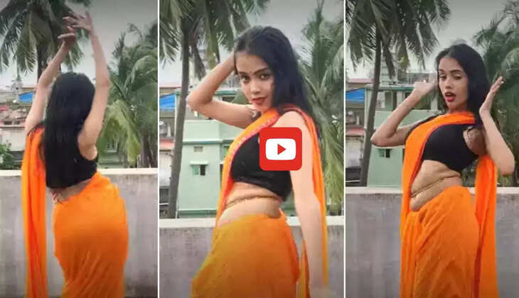 पीली साड़ी में 'फिल्‍म चंद्रावल देखूंगी'पर भाभी जी ने मचाया धमाल