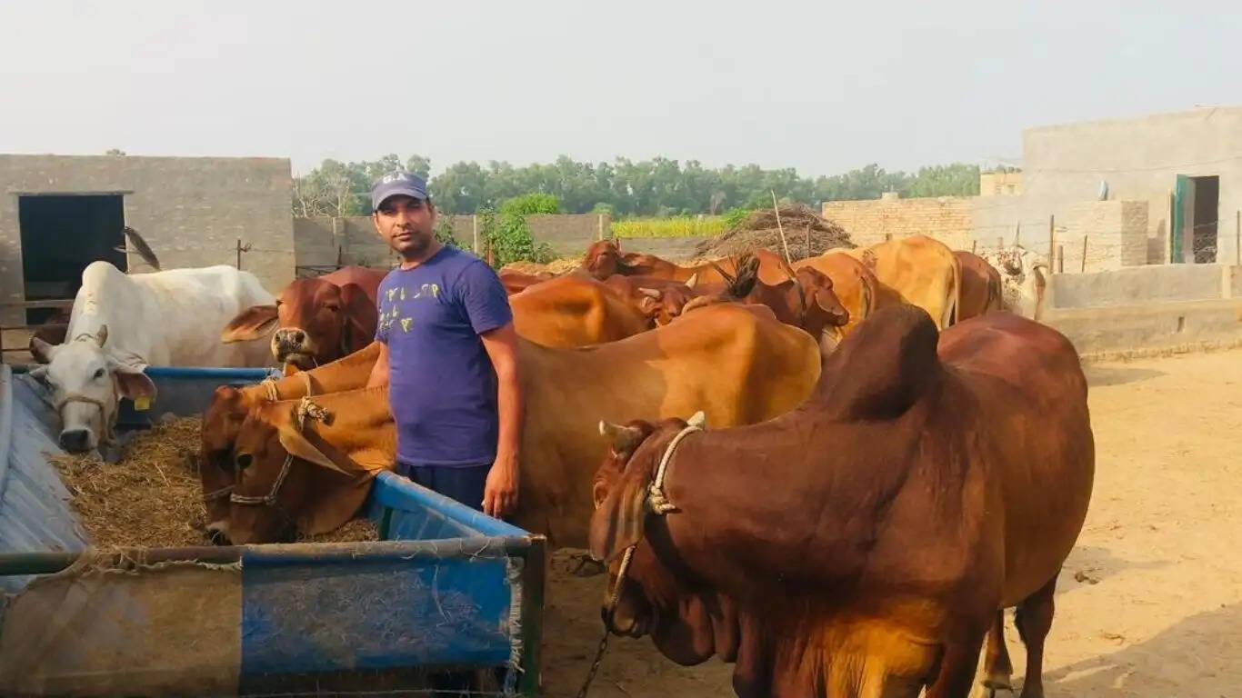 Surendra Kumar, a progressive farmer from village Rupana Khurd, was honored with the Integrated Farming System