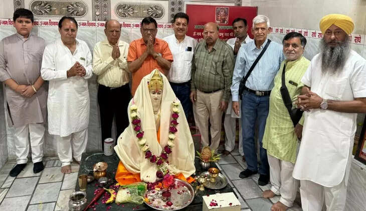 Lord Vishwakarma Day program celebrated with great pomp in SIRSA Auto Market Temple