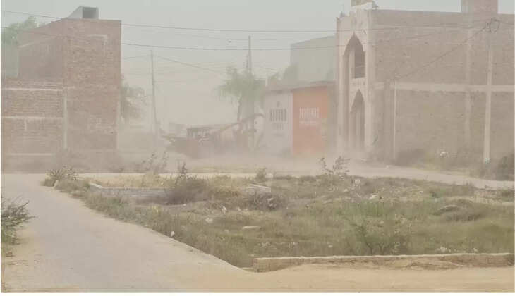 Storm in Sirsa, hail fell and rain occurred at this place, this warning regarding weather in Haryana, Punjab, Rajasthan