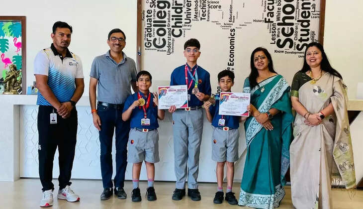   The promising students of The Aryan School shine in the All India Roller Skating Championship-2025