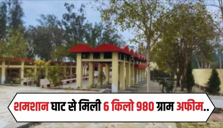  सिरसा जिले के गांव में शमशान घाट से मिली 6 किलो 980 ग्राम अफीम...जाने पूरा मामला