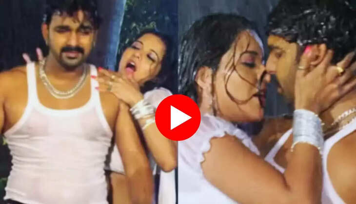  Bhojpuri Song: सफेद साड़ी में लिपटी मोनालिसा का भीगा बदन देख बहके पवन सिंह, बारिश में किया जबरदस्त रोमांस