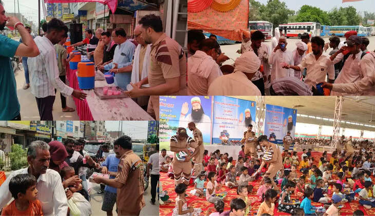 The congregation of Dera Sacha Sauda of Sirsa celebrated the Guru Purnima festival with devotion, joy and doing good for humanity in the country and the world