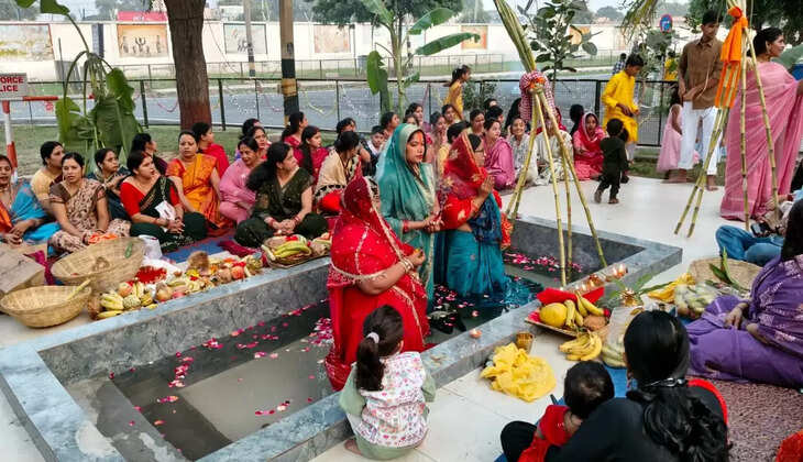 Air warriors of Indian Air Force Sirsa celebrated Chhath Mahaparva with their families