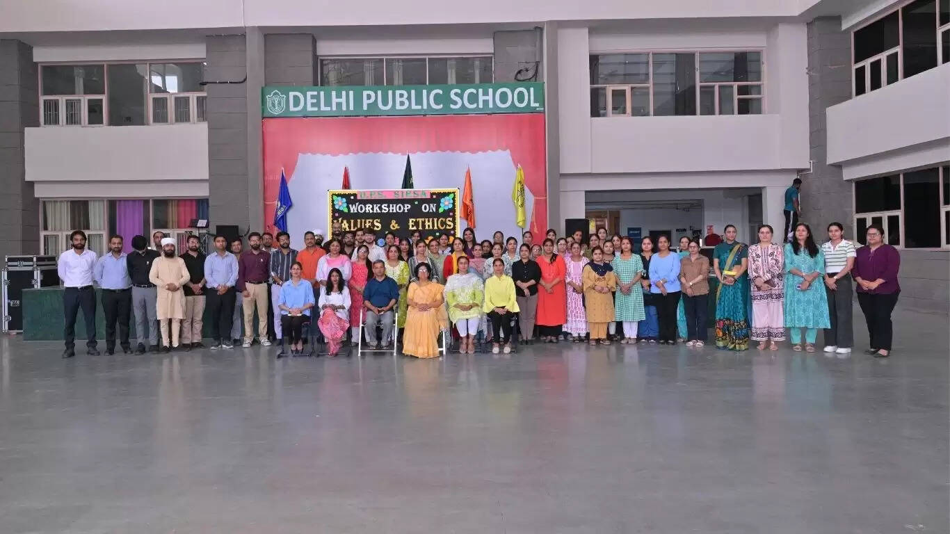 Workshop on Values ​​and Ethics organised at Delhi Public School, Sirsa