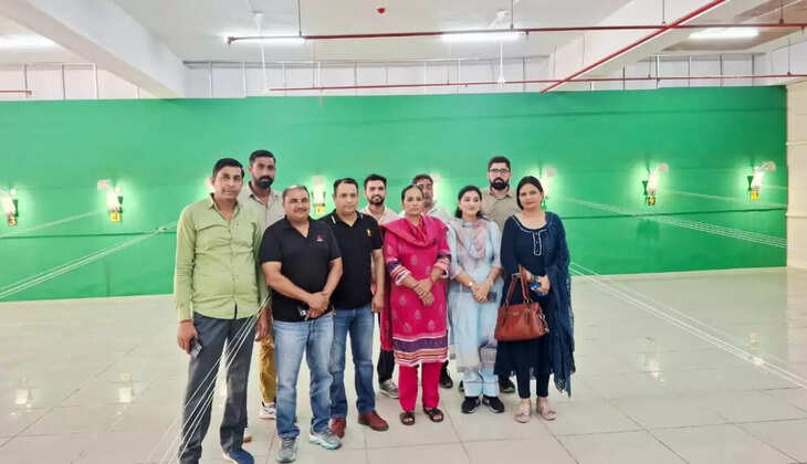 Shooting competition organised at CDLU, enthusiasm of players seen at the shooting range of Abdul Kalam Bhawan