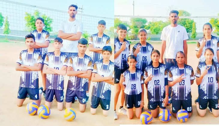  खंड स्तरीय वॉलीबाल प्रतियोगिता में चौपटा के संत कबीर स्कूल के खिलाड़ियों ने बाजी मारी 