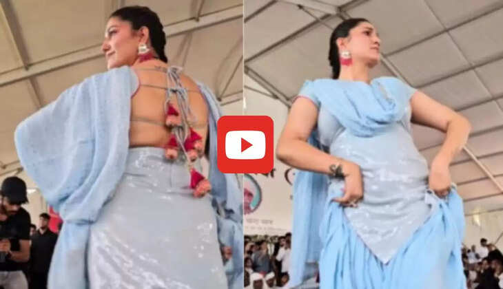  Haryanvi Dance Video: सपना चौधऱी ने स्टेज पर हाथों से चलाई गोलियां, कातिलाना डांस देख बेकाबू हुई भीड़​​​​​​​