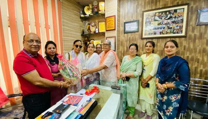 Tripta Chitkara was made the president of the religious branch in Sirsa