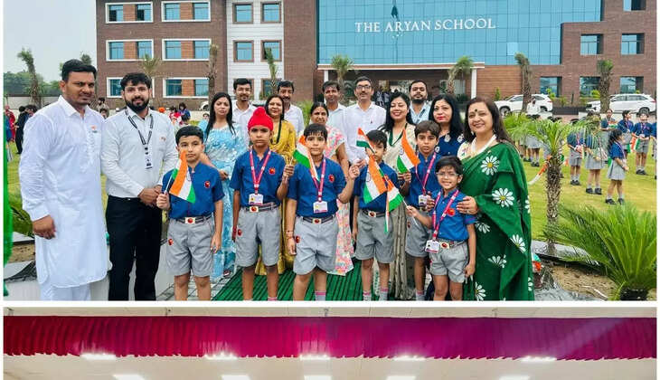 Independence Day and Shri Krishna Janmashtami were celebrated with fervour at The Aryan School, SIRSA
