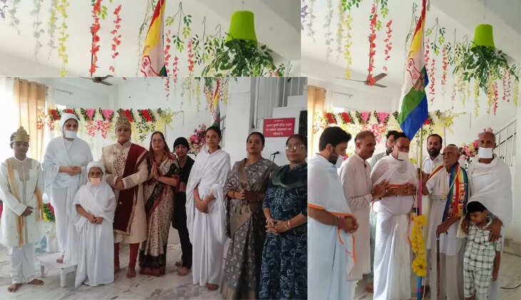 A grand event was organized in Kalanwali under the guidance of Mahasadhvi Sarvagya Prabha and Mahasadhvi Namita ji: Samvatsari festival is a festival of forgiveness and a resolution for self-purification: Sarvagya Prabha Maharaj