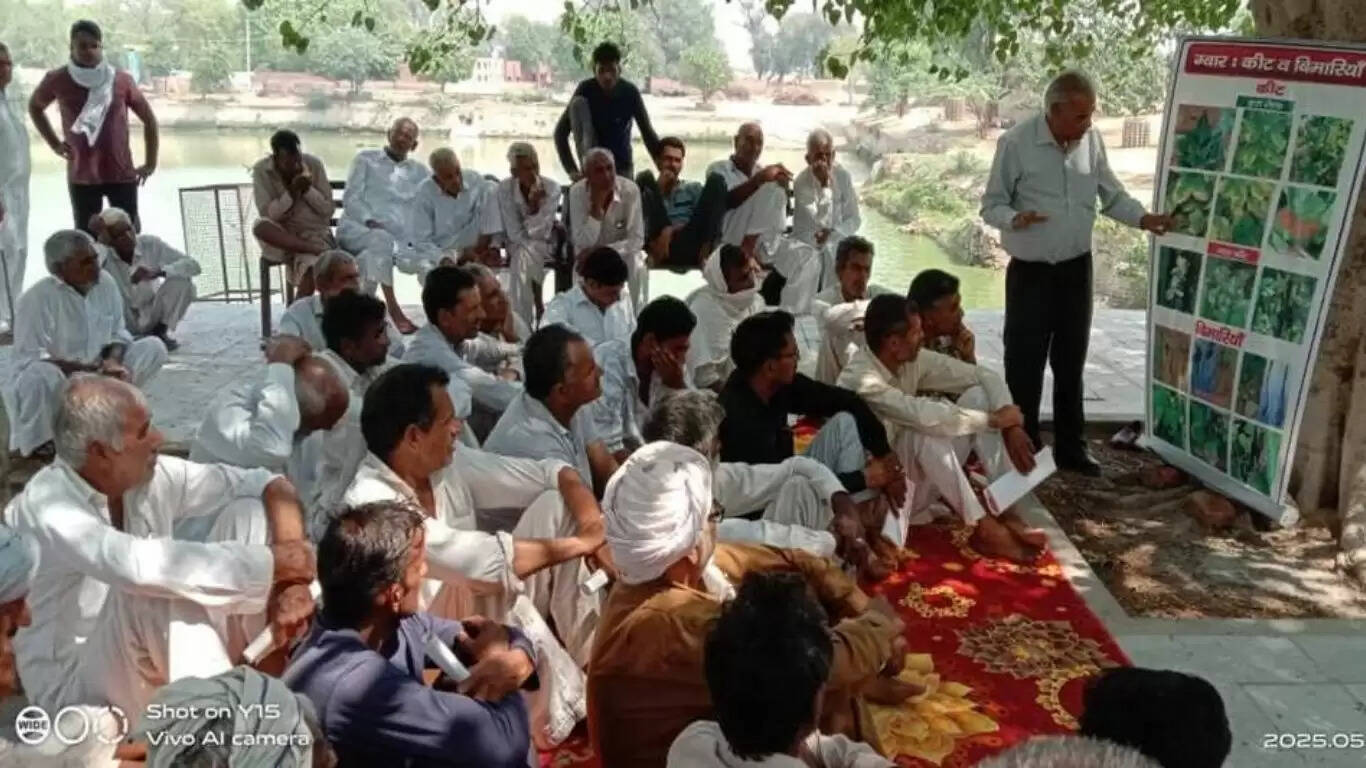In village Sahuwala II, farmers were told about the benefits of getting the soil tested before sowing the crop, this is how to treat root rot disease in guar crop