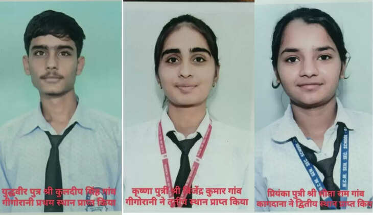 NCM School Kagadana once again emerged victorious, Class 10th result was 100