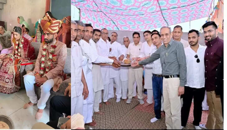 Marriage without dowry became a topic of discussion in Sirsa, marriage was done with one coconut and one rupee