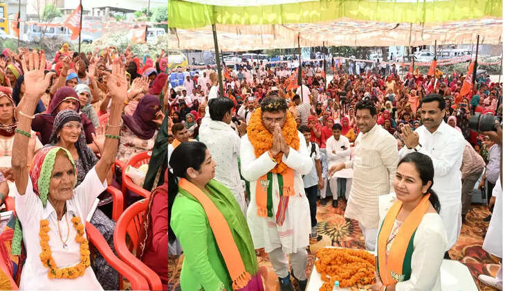  गांव धोतड़ में विशाल जनसभा में भाजपा प्रत्याशी डा. अशोक तंवर बोले अबकी बार 400 पार के लक्ष्य में महिलाओं की होगी बड़ी भूमिका