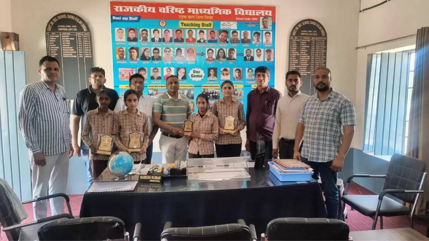 The result of the 10th class board examination of Dadba Kalan School was 100