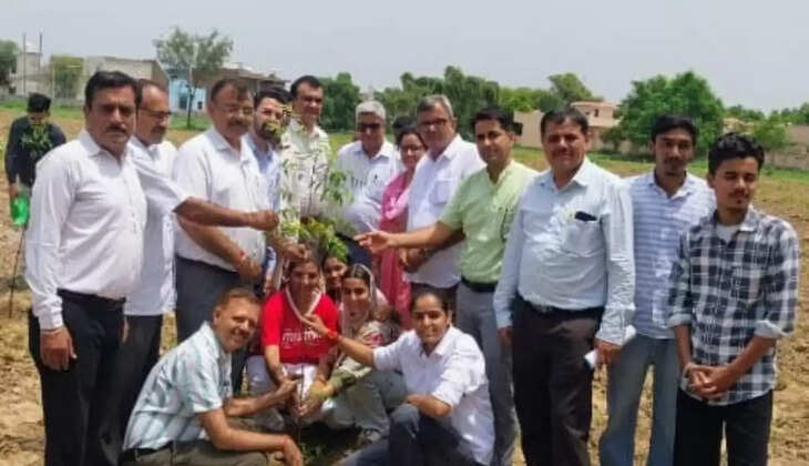 Law Department Chaudhary Devi Lal University organized a tree plantation program and environmental seminar