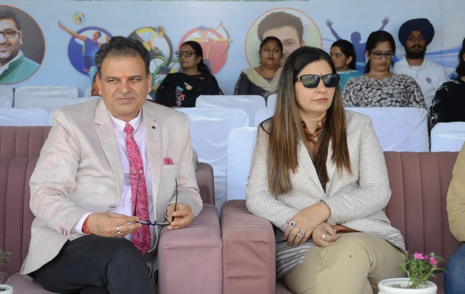 JCD Memorial College became the overall winner, Sahil among boys and Veerpal and Karmapal among girls were the best athletes