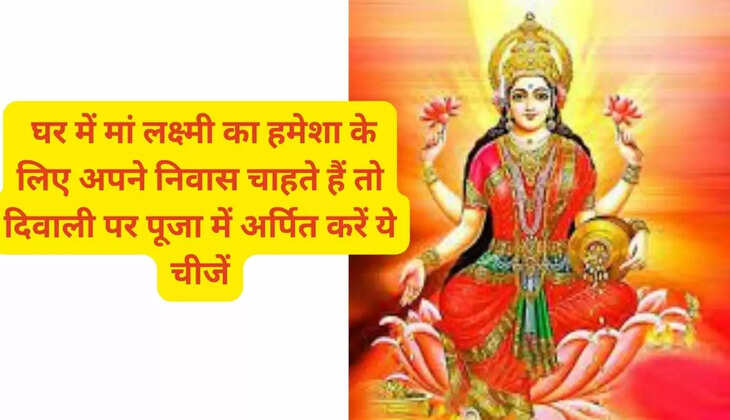  घर में मां लक्ष्‍मी का हमेशा के लिए अपने निवास चाहते हैं तो दिवाली पर पूजा में अर्पित करें ये चीजें