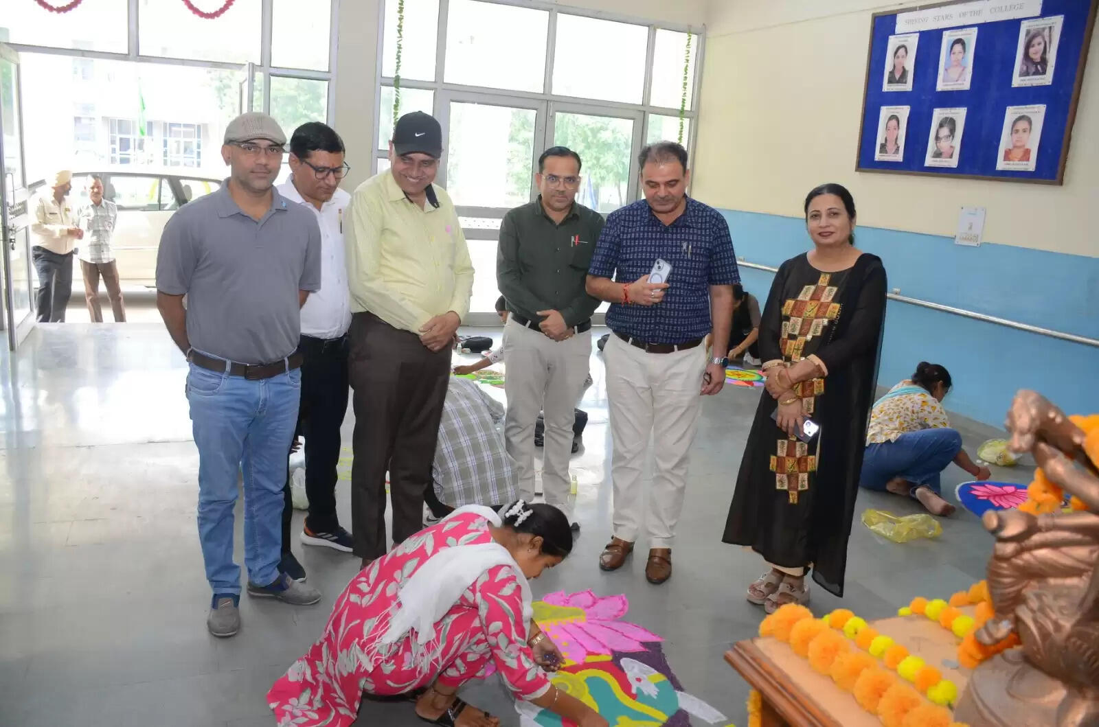 Many competitions were organised at JCD Teaching College, Sirsa on the occasion of Diwali