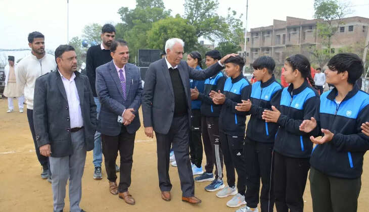 44th Senior State Volleyball Championship inaugurated in JCD Vidyapeeth campus, cash prize tradition in Haryana was started by Late Om Prakash Chautala: Karan Chautala