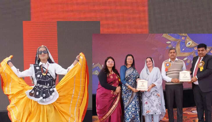 Fun festival in Dayanand School: Your eyes are dancing, my heart will yearn for you, becoming crazy about you