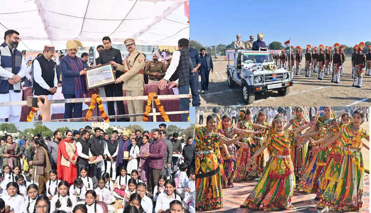 Deputy Speaker Dr. Krishna Lal Midha hoisted the national flag in Sirsa, Haryana