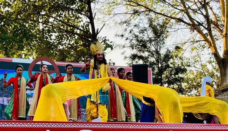 Artists of KL Theatre staged the play Geeta Sandesh at the International Geeta Mahotsav