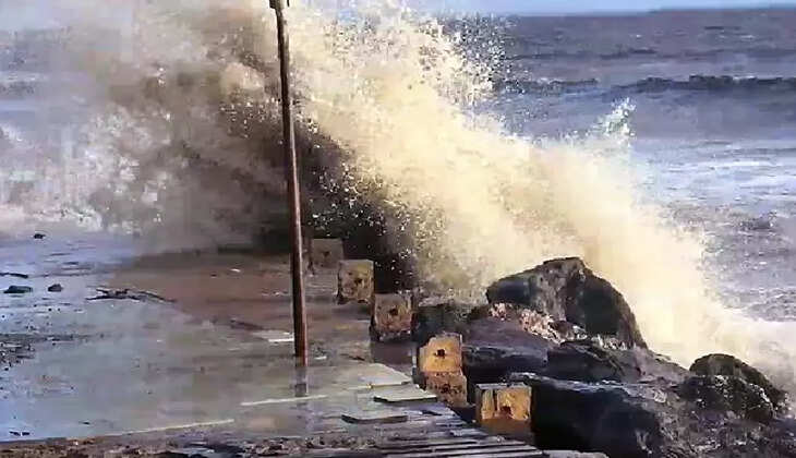 प्रेरित चक्रवाती परिसंचरण उत्तर पश्चिमी राजस्थान और आसपास के क्षेत्रों पर