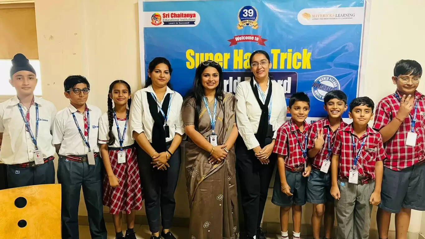 Math genius hat-trick: 7 students of Sri Chaitanya Techno School, Sirsa are ready for the world record, Principal Jeena Dhuria