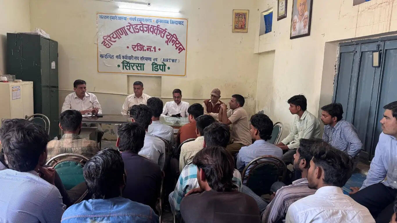 Roadways employees took a big decision in Sirsa, will do this if their demands are not met