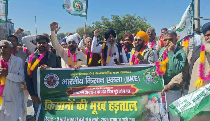 On completion of 100 days of fast unto death by Jagjit Singh Dallewal at Khanori front, farmers' hunger strike begins in Sirsa: Lakhwinder Singh Aulakh