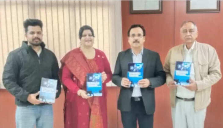 Book "Business Ethics and Corporate Governance" released at Chaudhary Devi Lal University