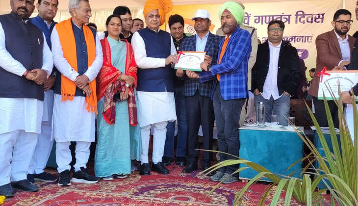 Baba Sarsai Nath Seva Trust honored for doing excellent work in Sirsa