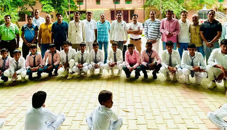 Players of Rupavas School shine in block level sports competition, 16 players selected for district level competition