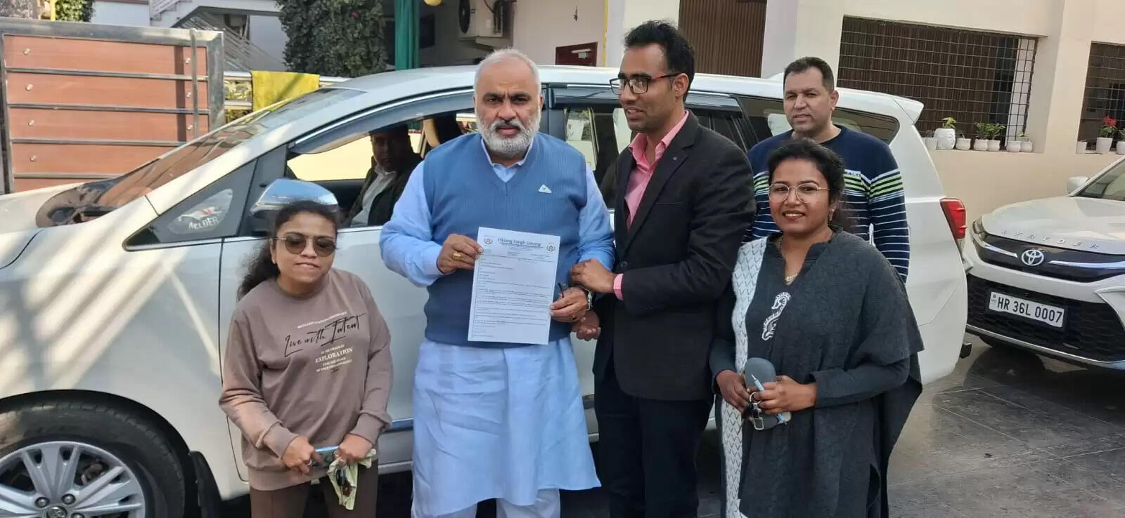 Demand for restoring the service age of disabled employees to 60 years intensifies, Team Umang starts submitting memorandums to all MLAs of Haryana
