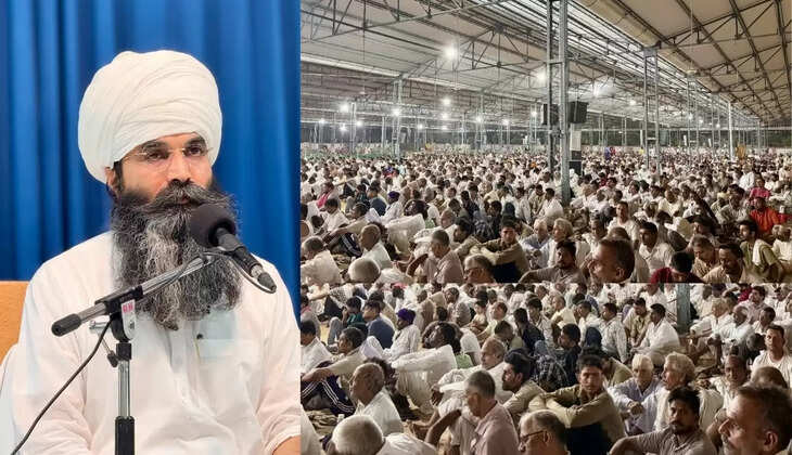 HARYANA MEWS, A huge feast and satsang was organized at Dera Jagmalwali on the death anniversary of Pujya Manager Sahib Ji and Vakil Sahib Ji, devotees took advantage of Nam Sumiran and Seva