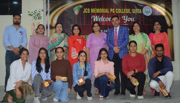 Various competitions organized on Women's Day at Sirsa JCD Memorial College, these became winners