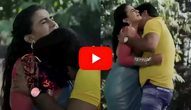  Bhojpuri Romantic Song: आम्रपाली को छोड़ निरहुआ ने अक्षरा सिंह को बाहों में भरकर किया Kiss, देखें वीडियो 