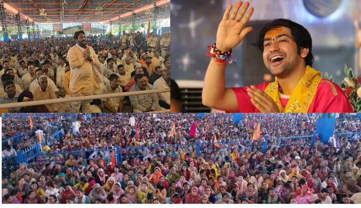  श्री बागेश्वर पीठाधीश्वर पंडित धीरेन्द्र कृष्ण शास्त्री बोले सिरसा में नशा बहुत है, गोपाल कांडा से नशा मुक्ति केंद्र खोलने का किया अनुरोध, गोपाल कांडा ने हाथ जोड़कर स्वीकारा आदेश